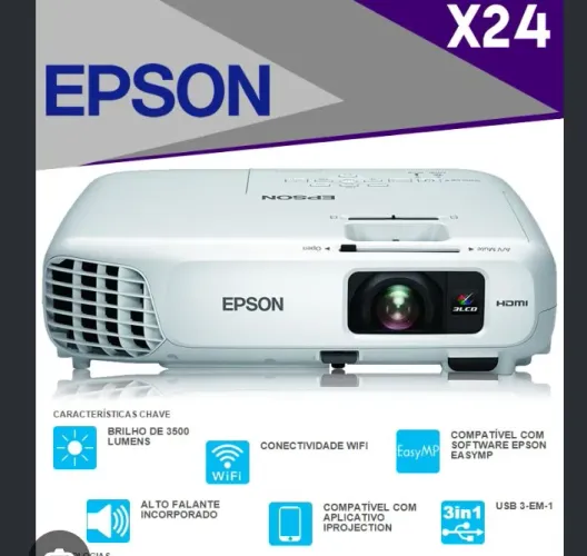 Epson x24 projetor