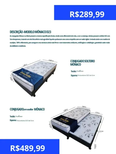 Camas direto da fábrica