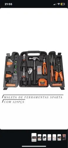 Kit ferramentas sparta 126 pçs