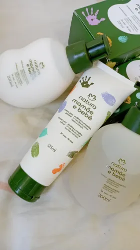 Mamãe e bebê natura