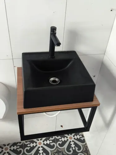 Gabinete de banheiro completo 