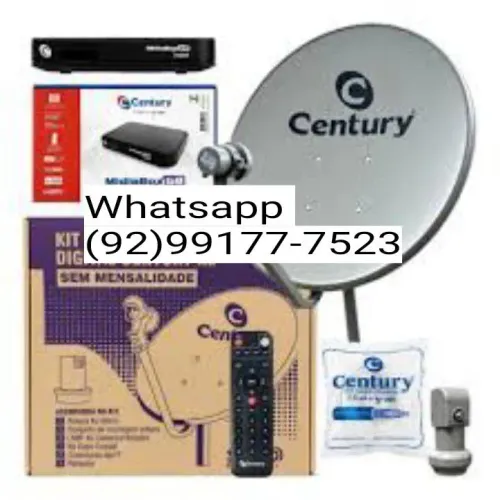 Kit Antena parabólica completo via satélite