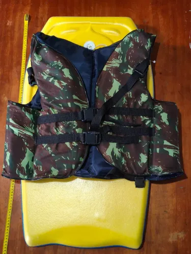 Kit Prancha + Colete Camuflado - Para Praia, Piscina e Pesca | Excelente