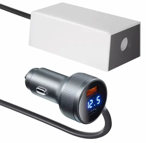 Carregador Veicular Starlink Mini Adaptador De Isqueiro USB-C 3 em 1 12v-36v Não reinicia 