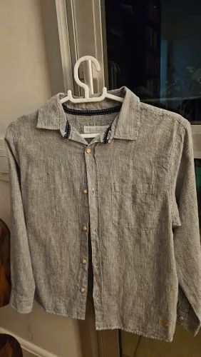 Camisa ZARA KIDS de botão e Manga longa