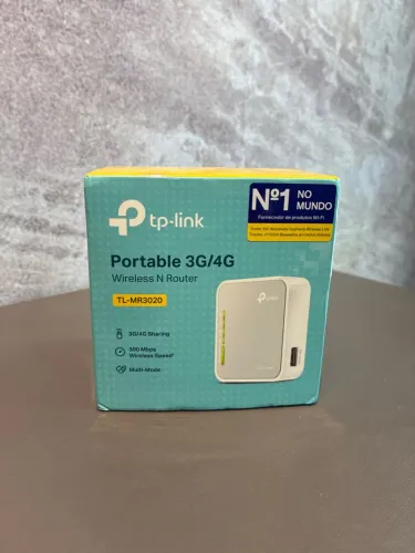 Mini Roteador Wi-Fi TP-Link TL-MR3020 portátil de 3G/4G.