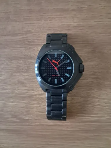 EXCLUSIVO RELÓGIO PUMA PULSEIRA DE AÇO ORIGINAL