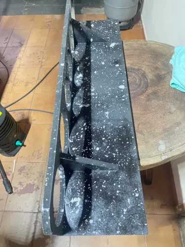 Suporte régua para 4 cornetas e 2 Twitter- Som automotivo 
