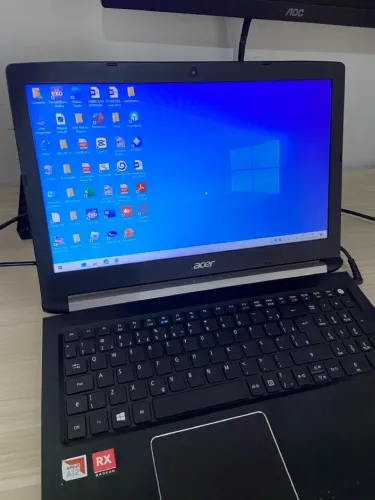 Notebook Acer Aspire Vermelho em ótimo estado