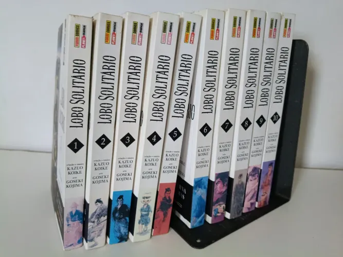 Mangá Lobo Solitário 1 a 10 (Panini)