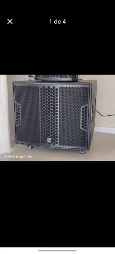 Subwoofer ativo Staner BK718SB..