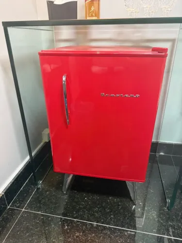 Figrobar brastemp retrô vermelho