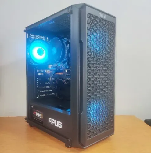 PC Gamer Apus Black Start * Ryzen 5 1600 * RX 580 8 GB * 8 GB de RAM