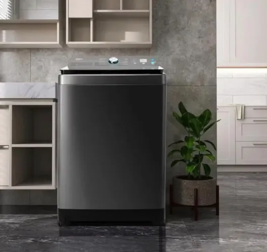 Máquina de Lavar Philco 14 Kg Preto Plr14b 12 Programas Cesto de Inox Tampa de Vidro