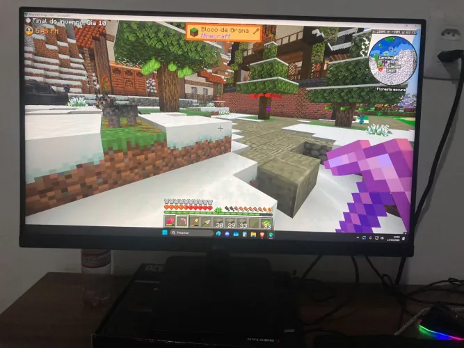 Monitor em ótimo estado - LG 24MP400-B, IPS, 75hz, FHD, 24".