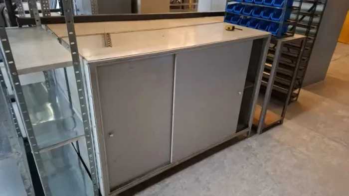 Armário 55cm profundidade Com 1,54m comprimento e 1,08m altura