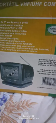 Vendo televisor 10 polegadas , super conservada e funcionado. Valor negociável!