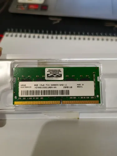 Memória ram 8gb DDR4 3200mHz notebook