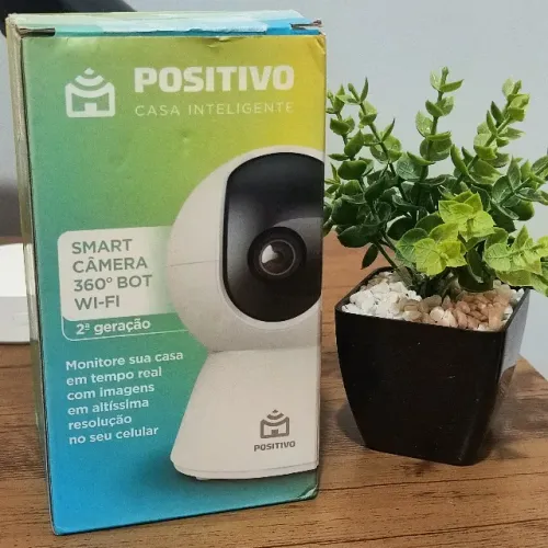 Smart Câmera Wi-Fi 360° Positivo Casa Inteligente 2ª Geração