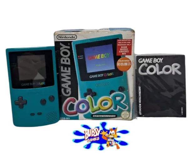 Nintendo Game Boy Color na caixa + jogo 