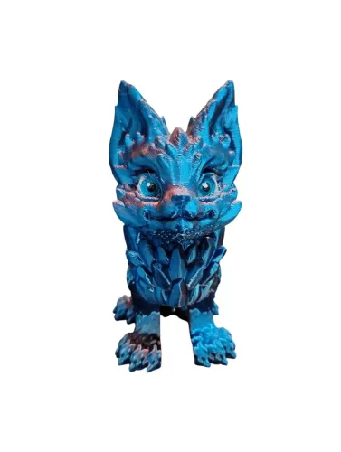 Lobinho impressão 3D decoração