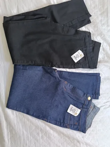 Calça jeans plus size. 