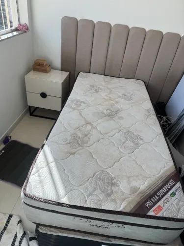 colchão solteiro Ortobom Pró Saúde Superpocket + cama box