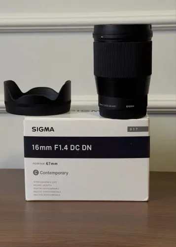 Lente Sigma 16mm F/1.4 para Sony