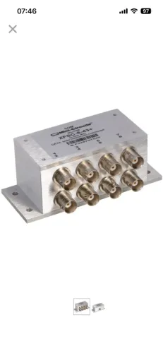 Lectrosonics ZFSC843 8-Way passivo RF sinal Splitter