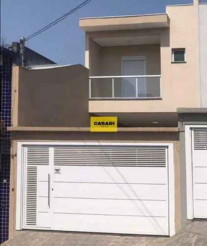 Sobrado novo com 3 suítes e espaço gourmet à venda em São Bernardo do Campo