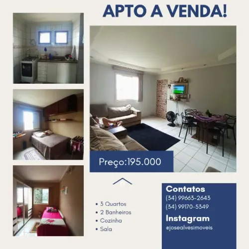 Apto embrah sendo 3/4 suíte sala 02 ambientes cozinha área de serviço todo montado