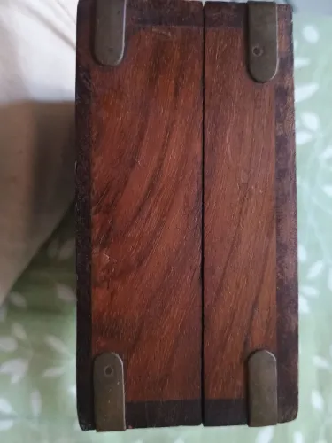 Caixa de jóias em madeira Vintage