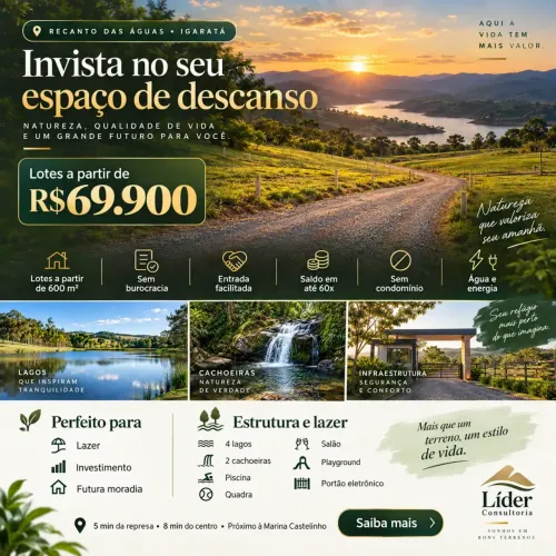 Terrenos prontos para construir chalé em Igaratá SP!!
