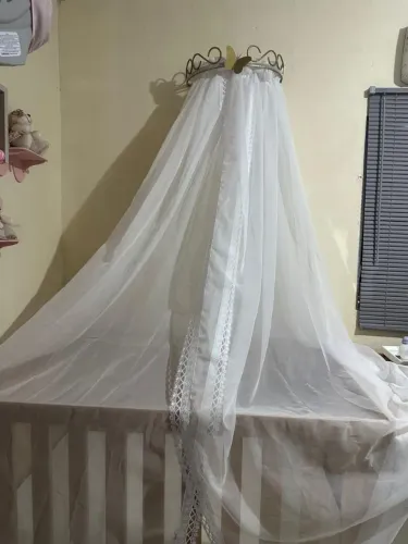 Kit de berço e Dosseu feminino 