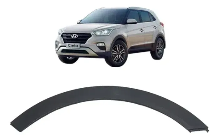 Moldura Paralama Tras Direito Hyundai Creta 2018 87742m4000 Preto