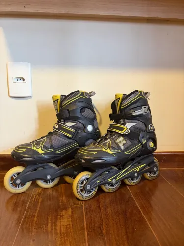 Patins Fila Master GLX (Semiprofissional / Fitness) - Usado apenas 2 vezes!