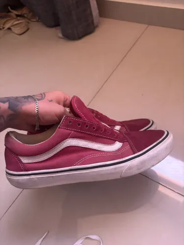 Tênis vans old school vinho