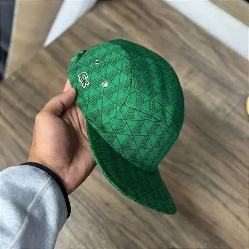Boné Lacoste Girole Unisex Acessar ? Monogram- Verde 