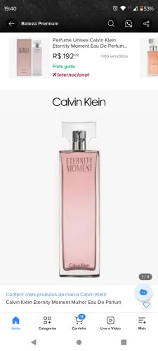 Perfume Original- Pouquíssimo uso
