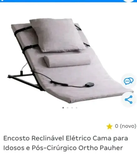 Encosto reclinável para cama