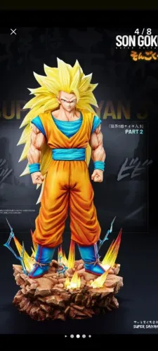 Dragon Ball Z Goku Super Saiyajin 3 ZW JT  PVC Action Figure 