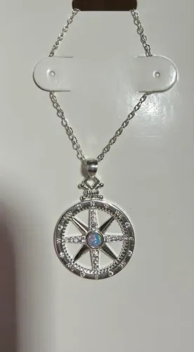 Colar Rosa dos Ventos - Prata 925 - Luari Silver