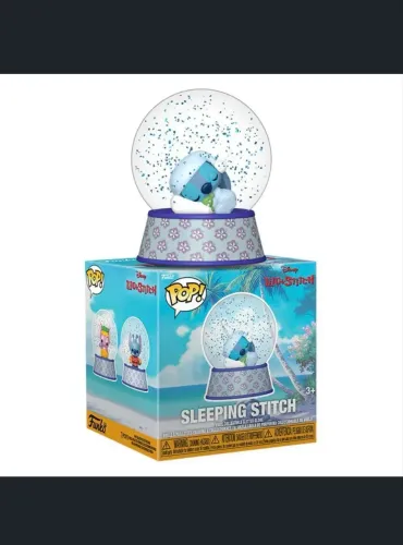 unko minis snow globes disney stitch sleeping stitch 