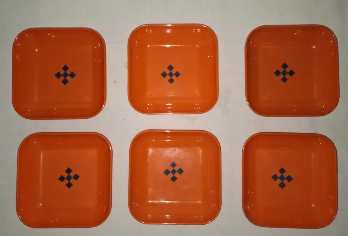 6 PETISQUEIRAS MELCROME/ GOYANA DÉCADA 60/70