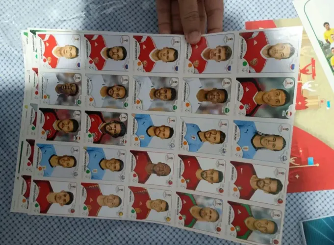 Kit de atualização de figurinhas - Copa 2018