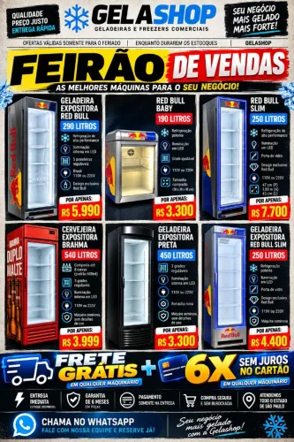 Geladeira - frigobar - expositora - cervejeira - freezer