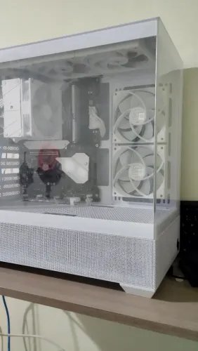 Gabinete Gamer Pichau Magpie 4X White Mid Tower (aceito proposta)