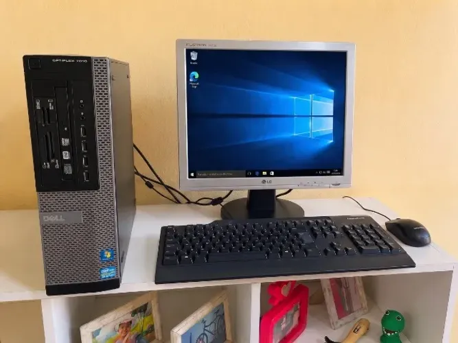 PC Dell Intel Pentium G840 LGA 1155 4GB RAM Computador 2a Geração completo HD 500GB