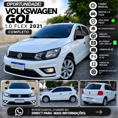 Volkswagen Gol Geração VII 1.0 12V Flex Mec. 4P 2021