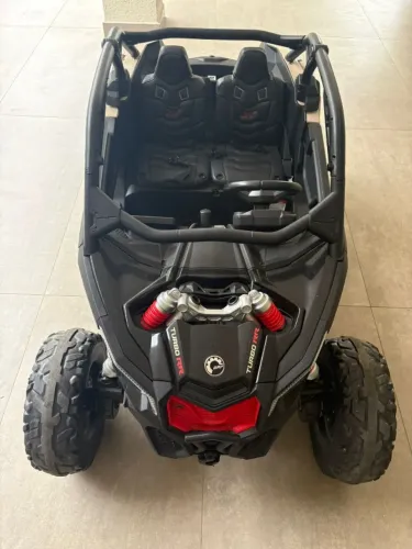 Carrinho Elétrico Infantil Maverick Utv Can Am 24v 4x4 Bege (Usado)